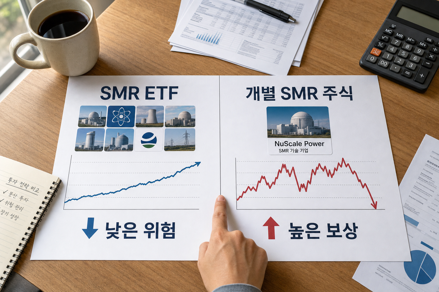 SMR 관련 ETF 투자 장단점: 개별 주식과 위험·수익 비교