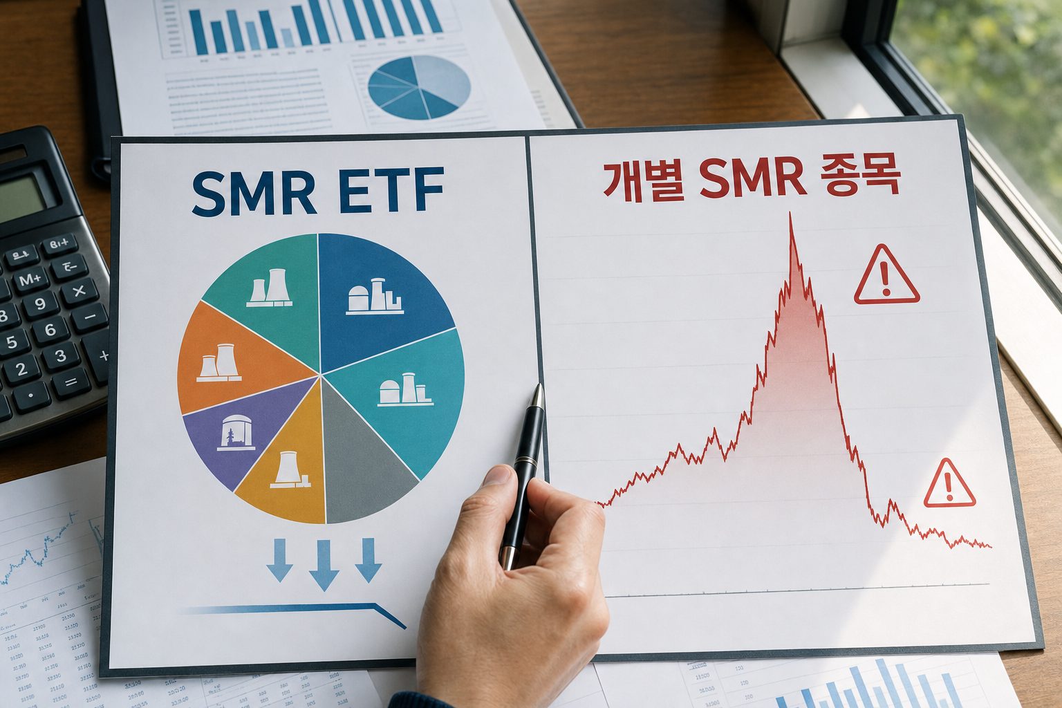 SMR 관련 ETF 투자 장단점과 개별 종목 수익률 비교 방법