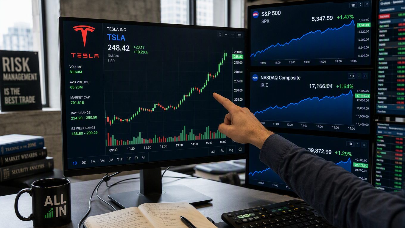 테슬라 주가 상승이 증시 전체를 끌어올리는 원리