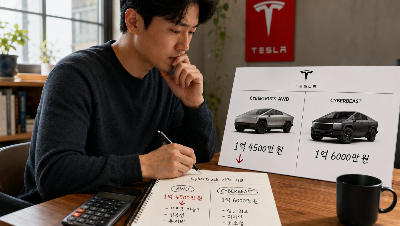 테슬라 사이버트럭 신모델 가격 인하로 구매 매력 커졌나요