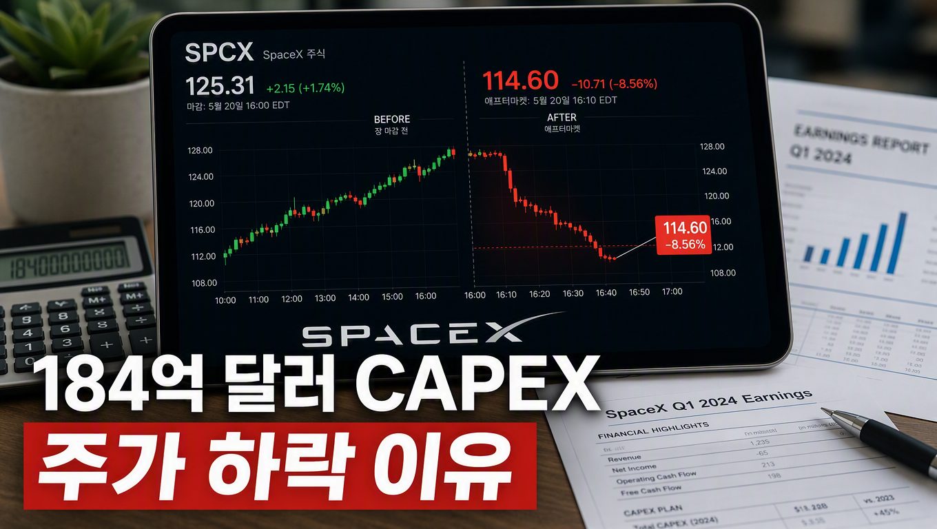 스페이스x 주가 하락 이유