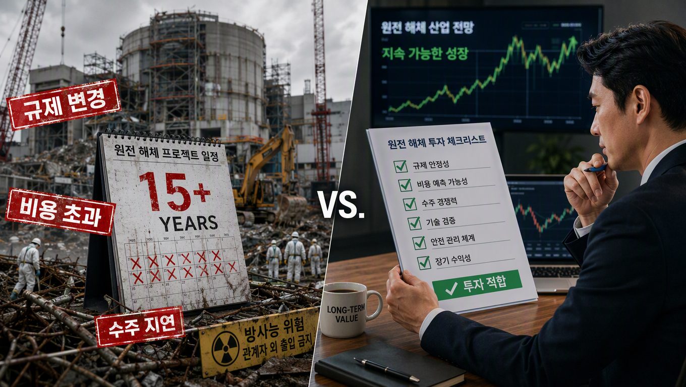원전 해체 관련주 전망에서 먼저 확인해야 할 리스크