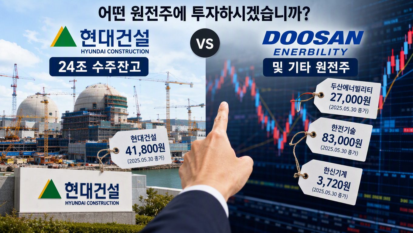 현대 건설 원전 관련주 수주 계약과 수혜주·ETF 선택 기준