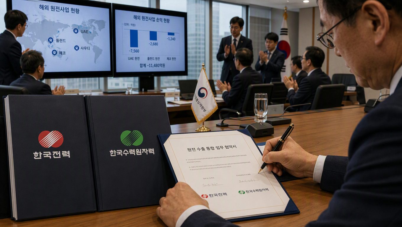 원전 수출 일원화 방침의 배경과 한전·한수원 역할 분담