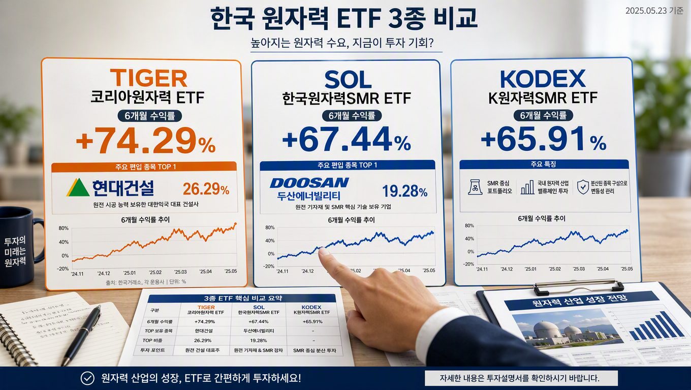 국내 원자력 etf 수익률과 투자 포인트